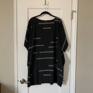 UZI NYC Black and Gray Tunic